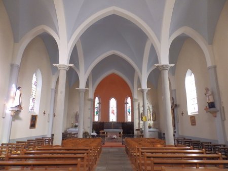 Intérieur de l’église.