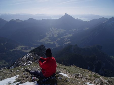 Contemplation d’un randonneur solitaire