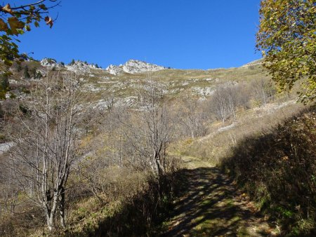 En vue du col