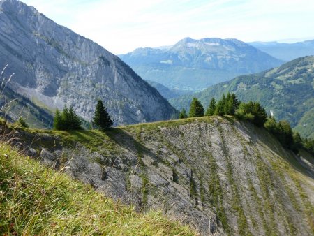 La crête de la descente