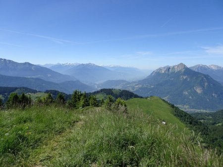 Praz Véchin : Dent de Cons à droite