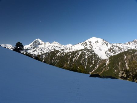 Au niveau de la cabane de Bastan