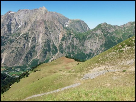 Le Grand Armet Plan Col et le Col de Combe Oursière.