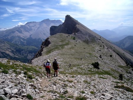 Retour au Pas l’Agneau, Tête des Ormans