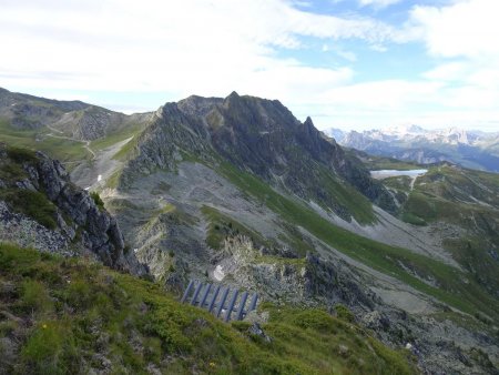 Rocher du Grand Lognan : regard arrière