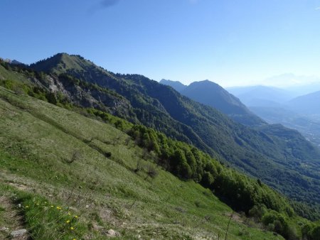 Sentier de la Fontaine d’Orisan : regard arrière