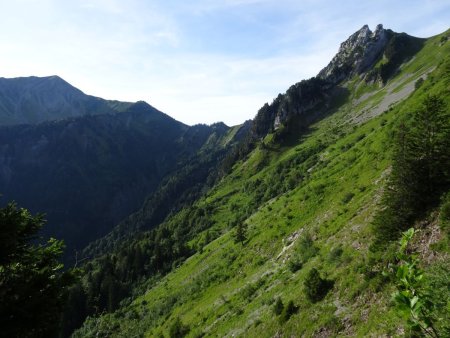 Regard vers le Col d’Orgeval