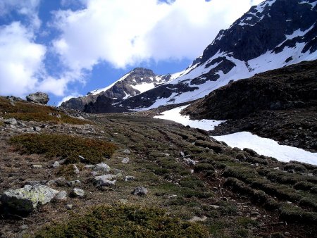 Roche Moutte et Brèche de Gary enneigée