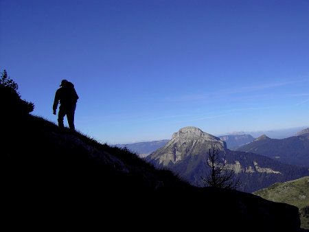 Vue sur Chamechaude du Sangle de la Barrère