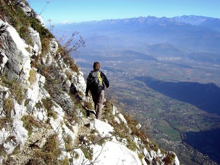 Sentier des Deux Cols qui revient au nord