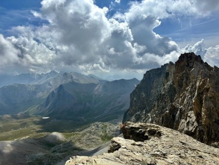 Pointe du Fond du Roure et versant italien 