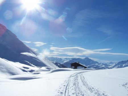 L’arrivée au Nant du Beurre.