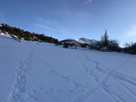 Se diriger vers la droite de la petite maison