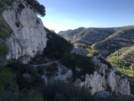 Sentier en balcon