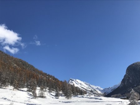 Vue rétro à la descente