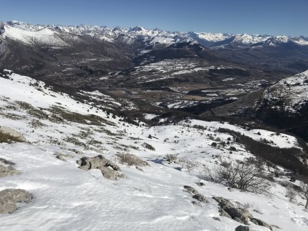 Vue de la descente