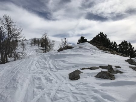 dernière portion sur les crêtes