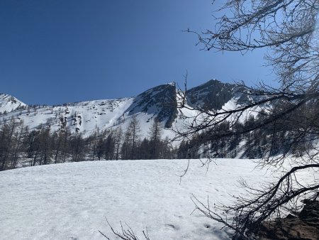 le sommet de Valcibière