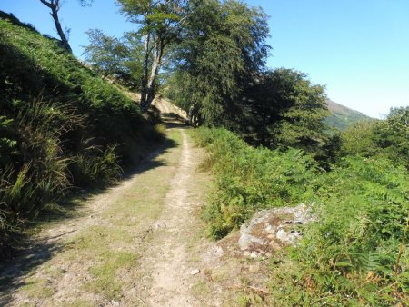 Sur la piste de liaison.