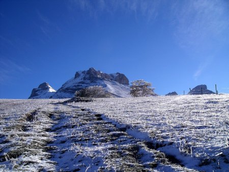 La cime du Grand Ferrand, la Tête du Lauzon et Rocher Rond