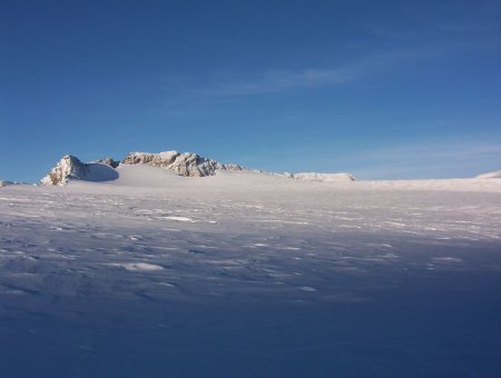 Sur le glacier de Roche Ferran