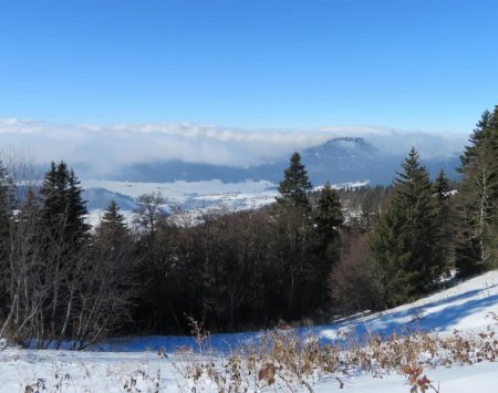 Au «Pas de Bellecombe» - vue sur Autrans