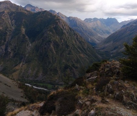 Au revoir Pic de Parières (3078 m) et le Vieux Chaillol (3163 m)